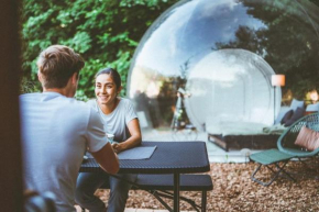 living TIMELESS- Bubble Tent Elzach inklusive Hot Tube Badefass- Schlafen unterm Sternenhimmel